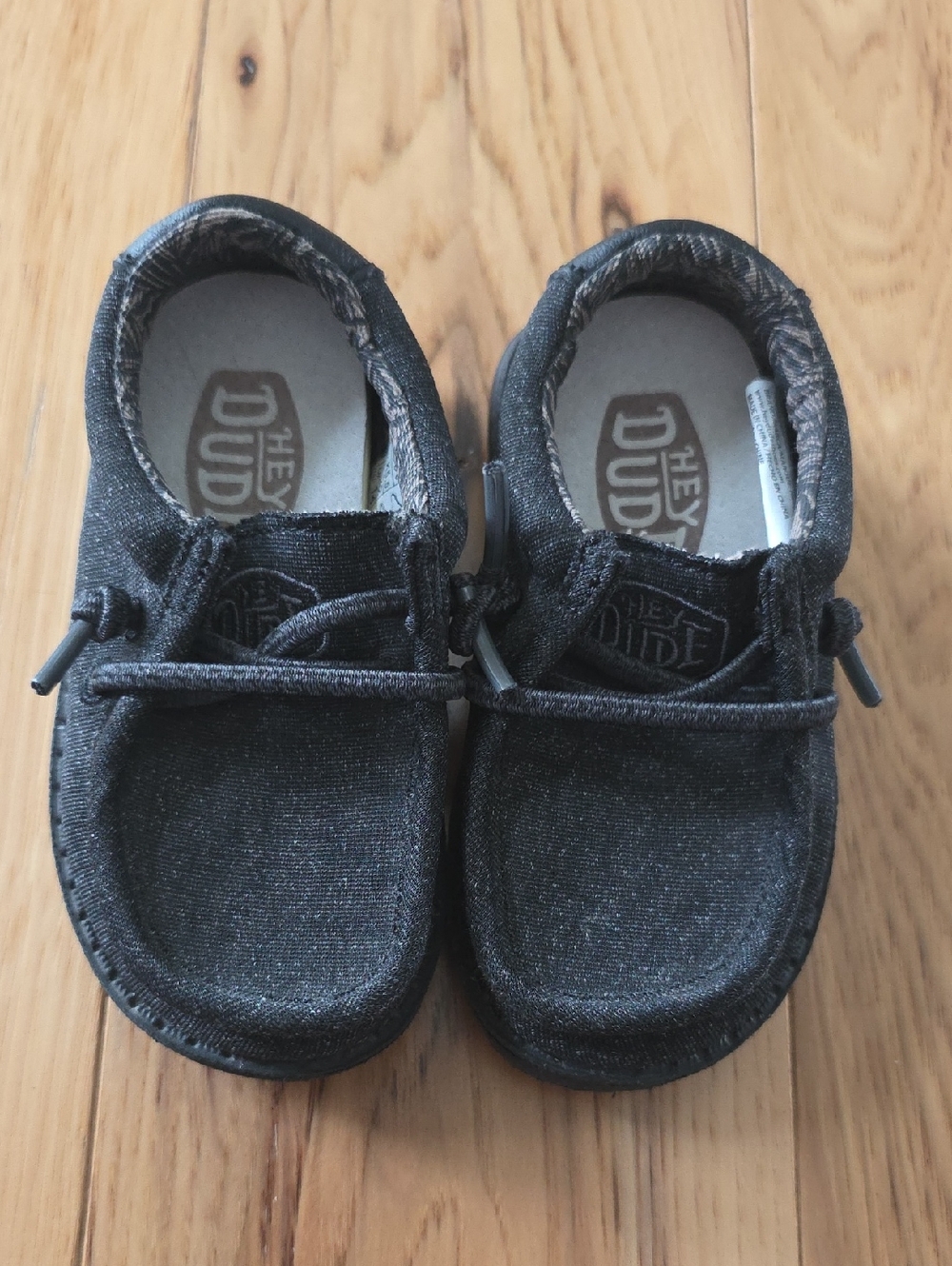 Hey Dude Kids' Black Slip-On Shoes